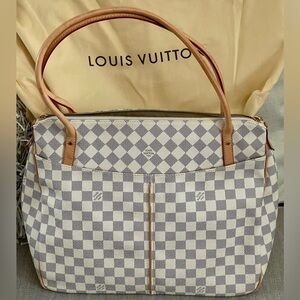 LOUIS VUITTON⭐️FIGHERI GM DAMIER AZUR⭐️STUNNING✨W/LV Box & Dustbag⭐️CA 2192